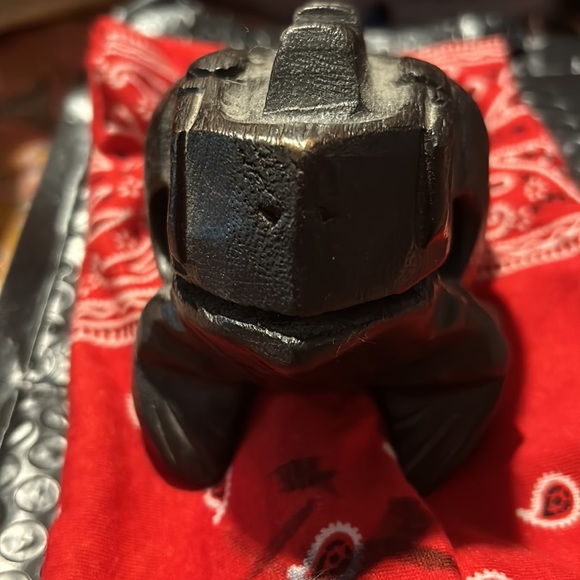 Vintage Hand Carved Wooden Frog - Picture 3 of 5